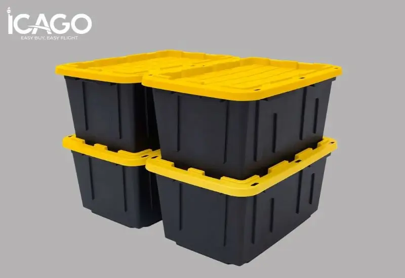 Thùng nhựa có thể bảo vệ hàng hóa bên trong tốt, tránh bị va đập