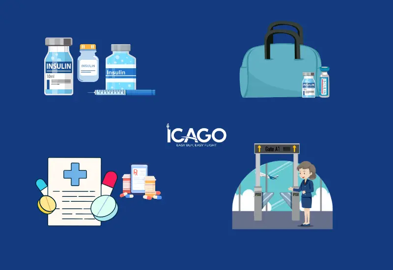 Những lưu ý quan trọng khi mang insulin và kim tiêm
